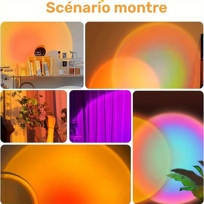Lampe de Projection de Coucher Du Soleil