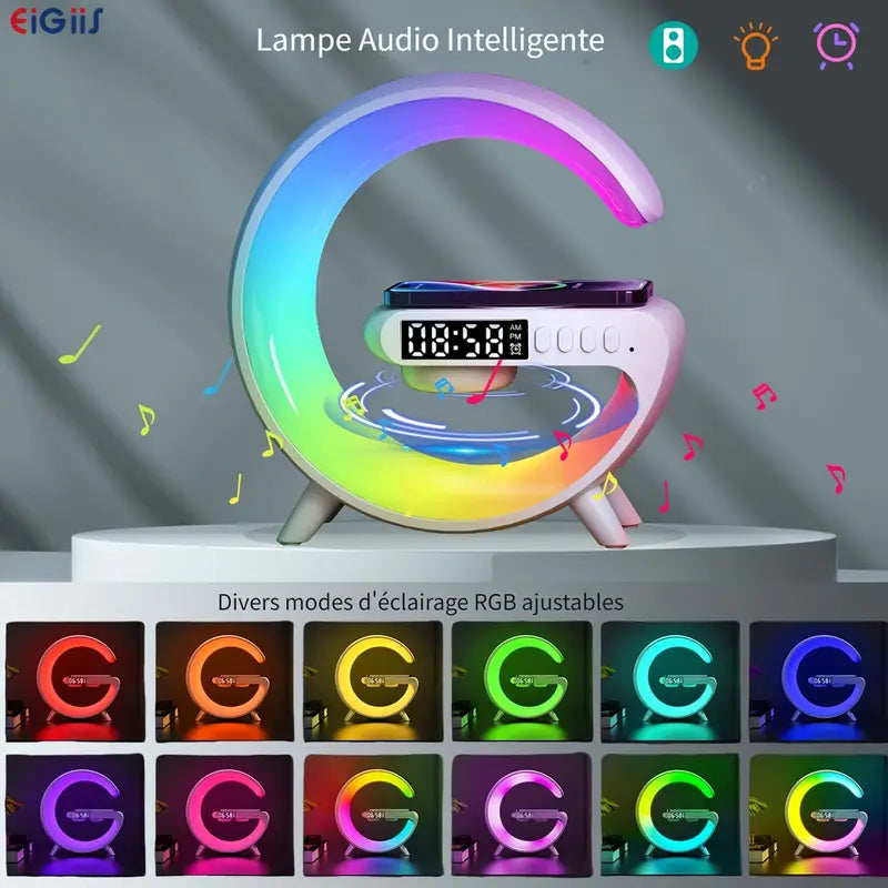 Lampe intelligente EIGIIS pour chambre avec plusieurs effets lumineux