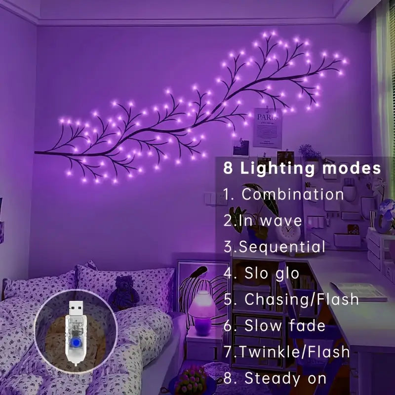 Powered Willow Vine Light