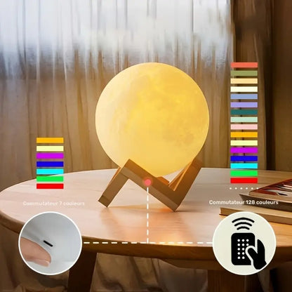 Lampe Lune Télécommande Intelligente