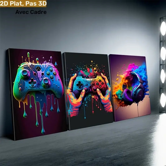 Tableau plat 2D encadré