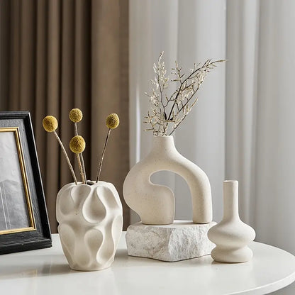 Ensemble de vases en céramique Boho