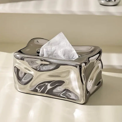 Ensemble de boîte à mouchoirs en céramique élégante