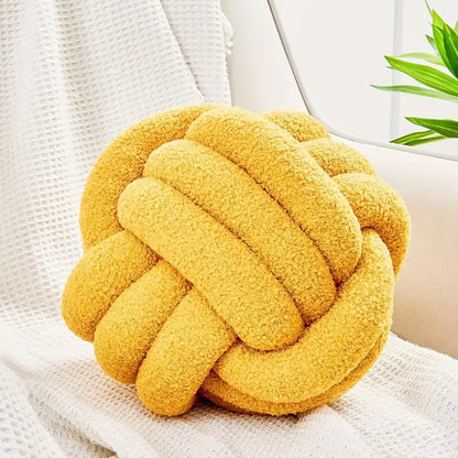 Coussin Boule à Nœud Fait Main