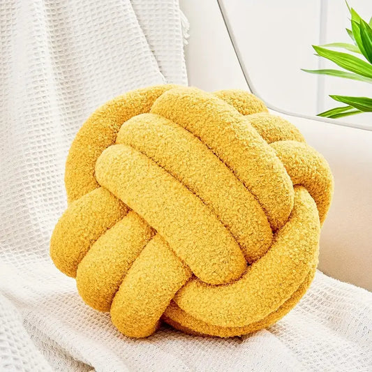 Coussin Boule à Nœud Fait Main