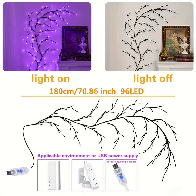 Powered Willow Vine Light