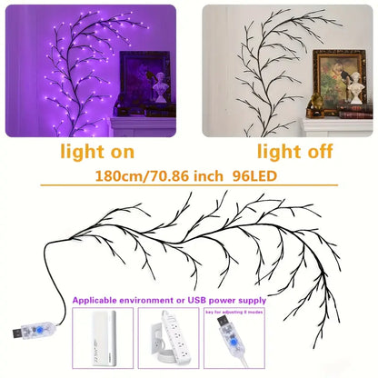 Powered Willow Vine Light