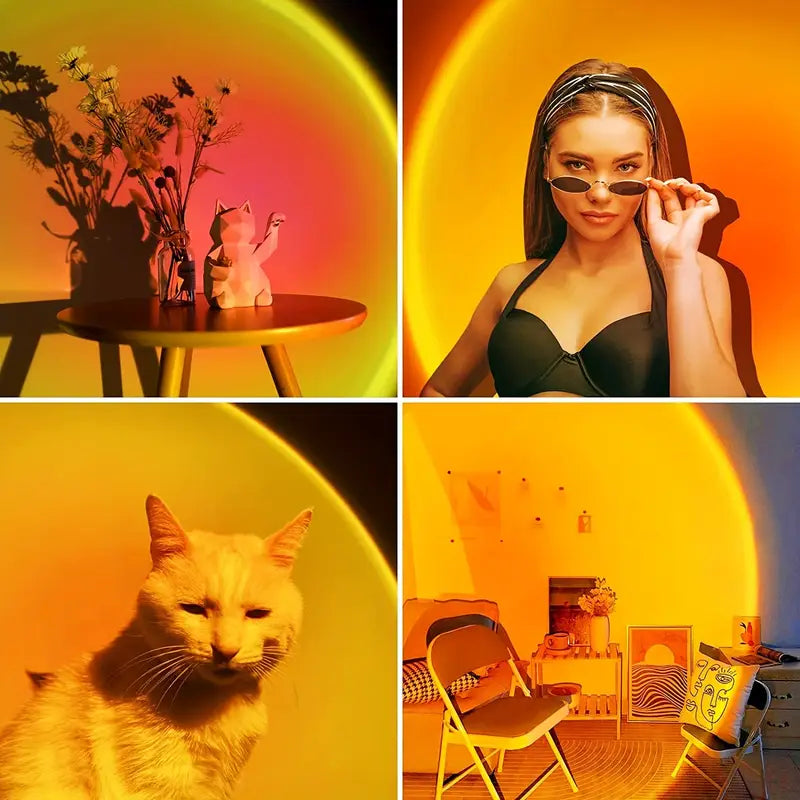 Lampe de Projection de Coucher Du Soleil