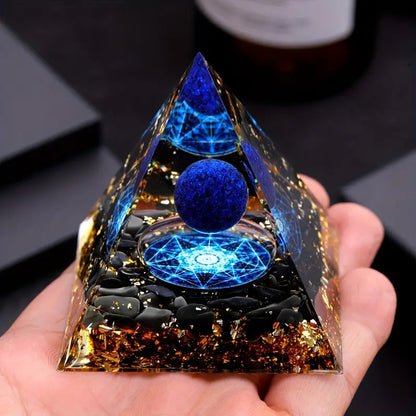 Pyramide Élégante en Lapis Lazuli
