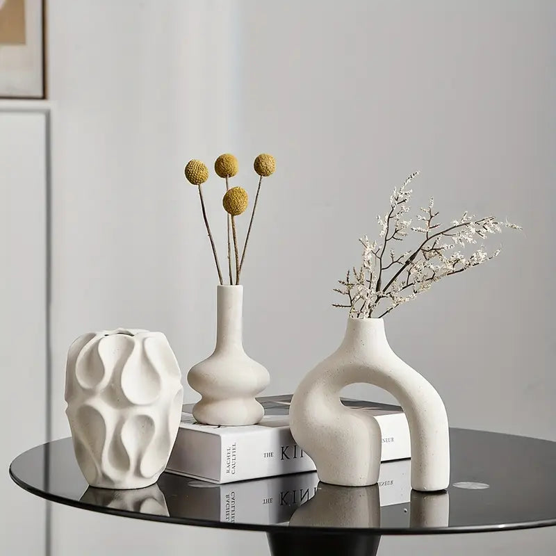 Ensemble de vases en céramique Boho