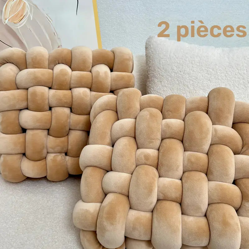 2 Pièces Noeud Coussin Doux