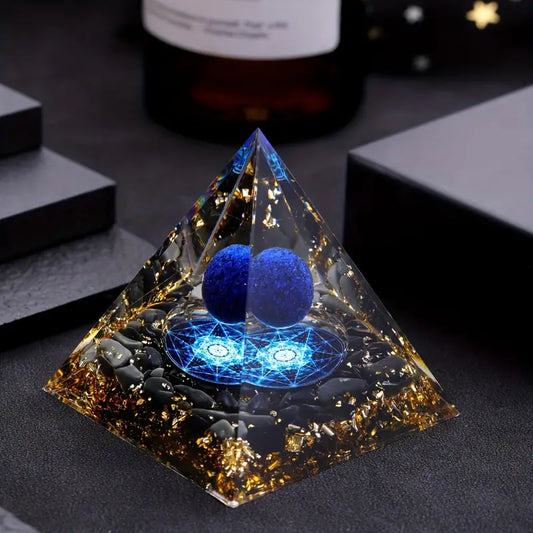 Pyramide Élégante en Lapis Lazuli