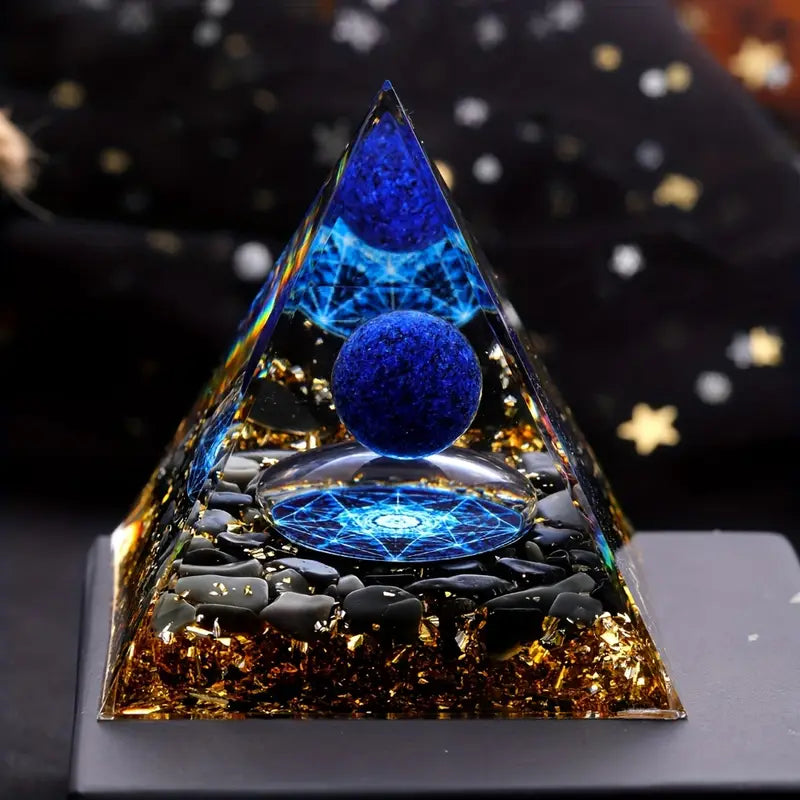 Pyramide Élégante en Lapis Lazuli