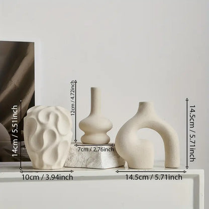 Ensemble de vases en céramique Boho