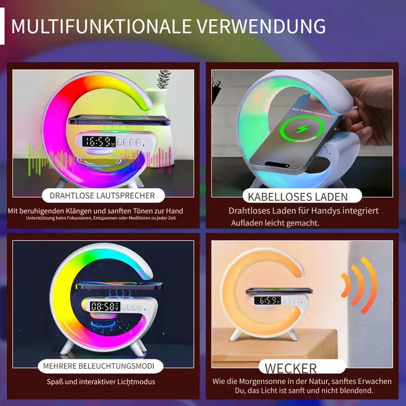 Lampe intelligente EIGIIS pour chambre avec plusieurs effets lumineux