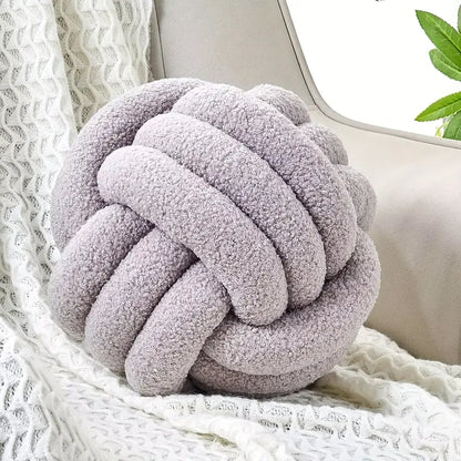 Coussin Boule à Nœud Fait Main
